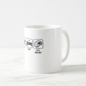 Mug Manger. Dormir. Biologie cellulaire (Devant droit)