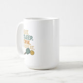 Mug Manger. Dormir. Boire. Répéter. (Devant gauche)