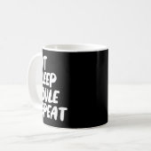 Mug Manger Dormir Boule Répéter Citation Drôle Pétanqu (Devant gauche)