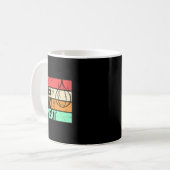 Mug Manger Dormir Boxe Répéter Combattant Mma Rétro Ki (Devant gauche)