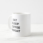 MUG MANGER DORMIR CAFE REPETER (Devant gauche)