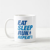 Mug Manger Dormir Courir Répéter (Gauche)