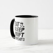 Mug Manger Dormir Dériver Répéter (Devant gauche)
