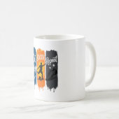 Mug Manger Dormir Football Répéter Conception de Maill (Devant droit)