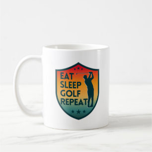 MUG MANGER DORMIR GOLF RÉPÉTER
