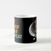 Mug Manger Dormir Golf Répéter  (Centre)