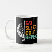 Mug Manger Dormir Golf Répéter  (Gauche)
