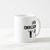 Mug Manger Dormir Handstand Répéter (Devant droit)