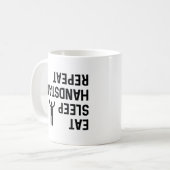 Mug Manger Dormir Handstand Répéter (Devant gauche)