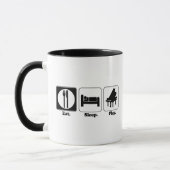 Mug manger dormir jouer du piano (Gauche)