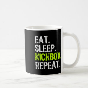 Mug Manger Dormir Kickbox Répéter Kickboxing Kick Boxi