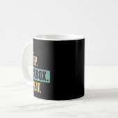 Mug Manger Dormir Kickbox Répéter Rétro Kickboxing Box (Devant gauche)
