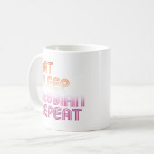 Mug Manger Dormir Lesbienne Répéter (Devant gauche)