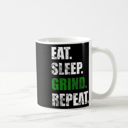 Mug Manger Dormir Meuler Répéter Cadeau de Skateboard (Droite)