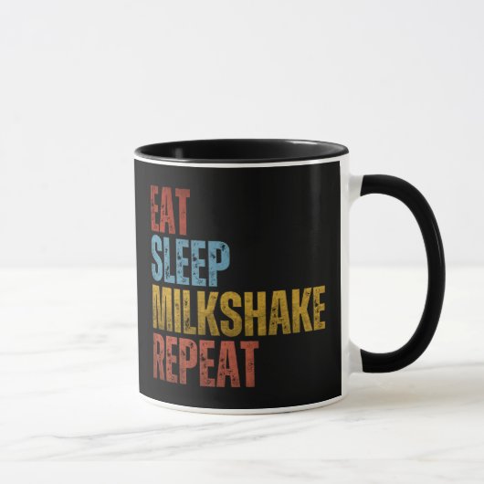 MUG MANGER DORMIR MILKSHAKE RÉPÉTER (Droite)