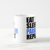 Mug Manger Dormir Parkour Répéter (Centre)