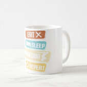 Mug Manger Dormir Parkour Répéter Parkour (Devant droit)