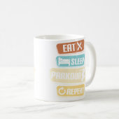 Mug Manger Dormir Parkour Répéter Parkour (Devant droit)