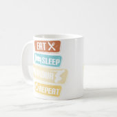 Mug Manger Dormir Parkour Répéter Parkour (Devant gauche)