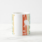 Mug Manger Dormir Plongée en Scaphandre Répéter Plonge (Centre)