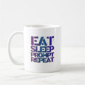 Mug Manger, Dormir, PROMPT, Répéter - ESPRT1 (Gauche)