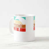 Mug Manger Dormir Répéter Saut en parachute (Devant gauche)