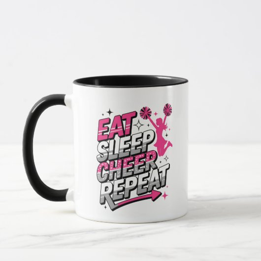 Mug Manger Dormir Se réjouir Répéter – Esprit d'équipe (Gauche)