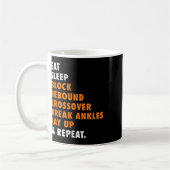 Mug Manger Dormir Sketll Répéter Cadeau Drôle Pour Jou (Gauche)
