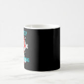 Mug Manger Dormir Snowboard Répéter Fête de Noël Cool (Centre)