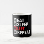 Mug Manger Dormir Soulever Répéter (Centre)