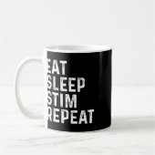 Mug Manger Dormir Stim Répéter Sensibilisation à l'aut (Gauche)