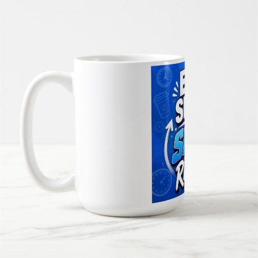 Mug Manger Dormir Travailler Répéter – Travail Acharné (Gauche)