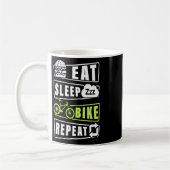 Mug Manger Dormir Vélo Répéter  (Gauche)