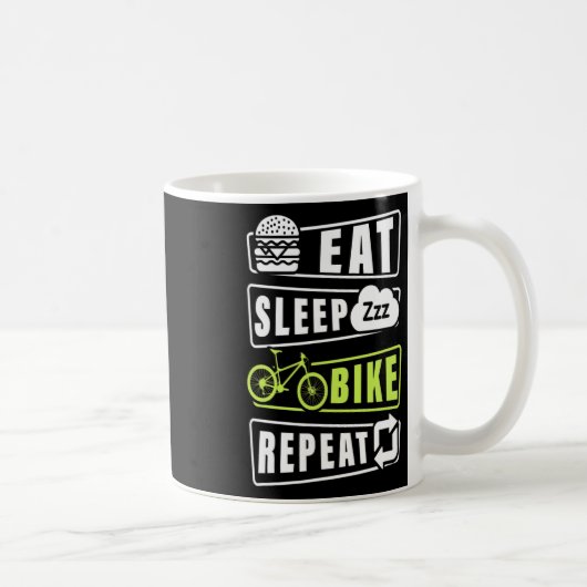 Mug Manger Dormir Vélo Répéter  (Droite)