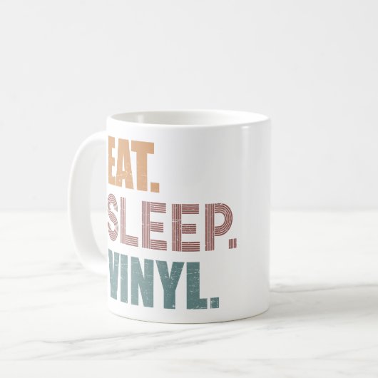 Mug Manger. Dormir. Vinyl. (Devant gauche)