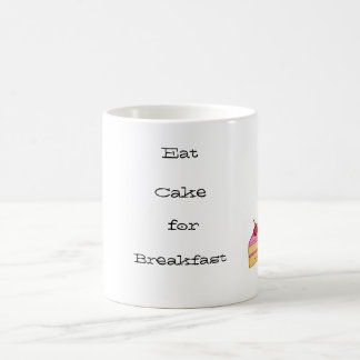 Mug Manger du GÂTEAU au petit-déjeuner