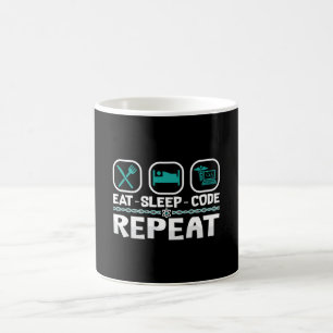 Mug Manger le code de veille Répéter le code de code I