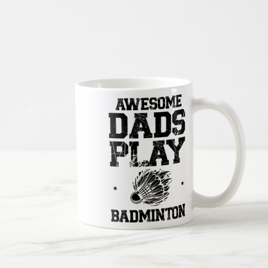 Mug Manger Sleep Badminton Répéter Shuttle Racket (Droite)
