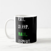 Mug Manger Sleep Ball Répéter Basketball Cadeau (Gauche)