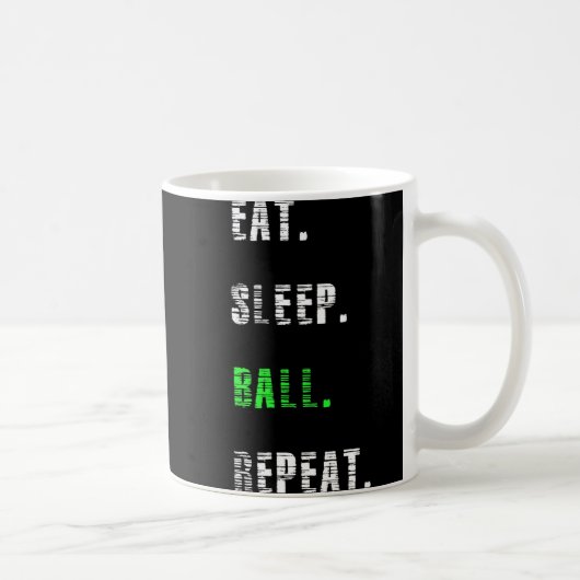 Mug Manger Sleep Ball Répéter Basketball Cadeau (Droite)