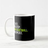 Mug Manger Sleep Basketball Répéter Lecteur Fun Cool L (Gauche)