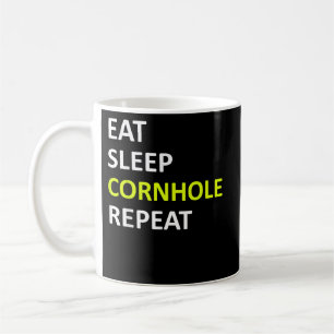 Mug Manger Sleep Cornhole Répéter Funny Cornhole Playe