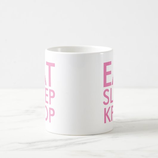 Mug Manger Sleep Kpop | Music Fan Cadeau violet (Centre)