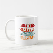 Mug Manger, Sommeil, Comptable, Répéter (Gauche)
