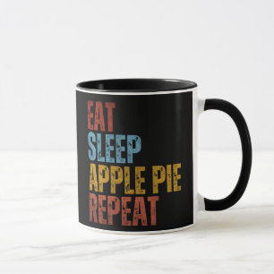 MUG MANGER SOMMEIL POMME PIE RÉPÉTER