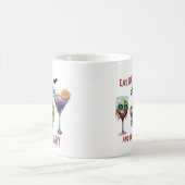 Mug Mangez Boire et être effrayant Halloween Fun Café (Centre)