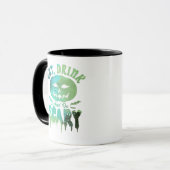 Mug Mangez Boire Et Soyez Effrayant Halloween Lumière (Devant gauche)