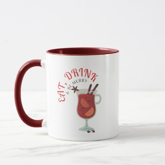 Mug Mangez, buvez et soyez joyeux (Gauche)