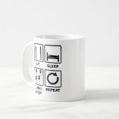 Mug mangez clone de sommeil mouton répéter muette (Devant gauche)