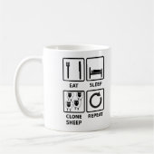 Mug mangez clone de sommeil mouton répéter muette (Gauche)